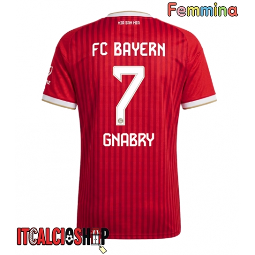Bayern Munich Serge Gnabry #7 Prima Maglia Femmina 2026-27 Manica Corta